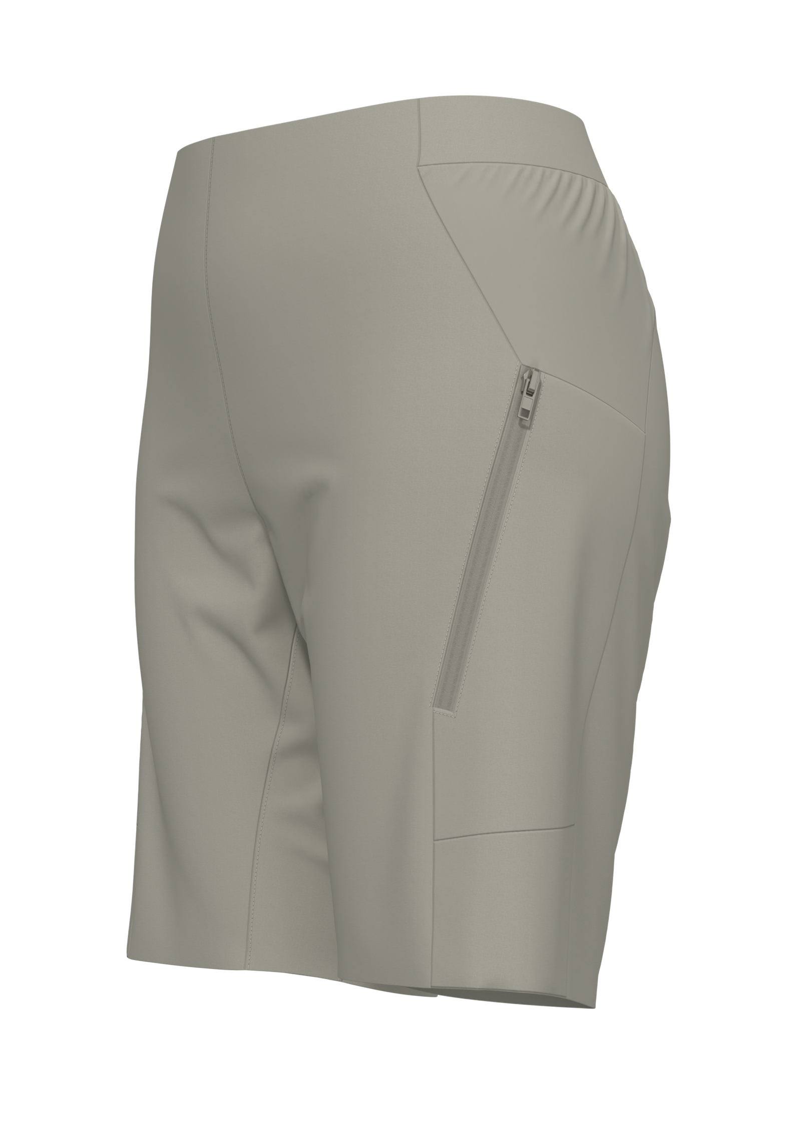 Women's Athletic Shorts with Zippered Pocket